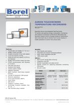 Touchscreen temperature recorder ECO 3000-1