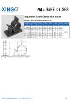 Xingo-Adjustable Cable Clamp with Mount-1