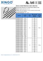 XINGO-Epoxy coated stinless steel cable tie-1
