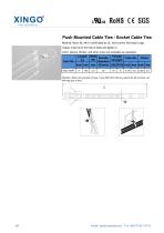 Xingo-Push Mounted Nylon Cable Ties-1