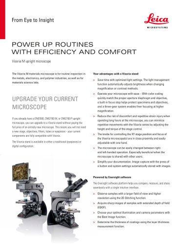 Leica Microsystems GmbH/ライカのすべてのカタログと技術パンフレット