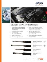 Adjustable & Pre-Set Click Wrenches - 1