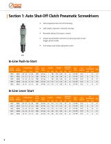 ASG Manual Torque CatalogASG H-Series Pneumatic Screwdriver & Nutruners Catalog - 4