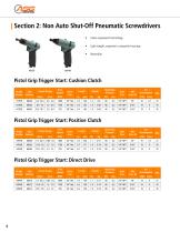 ASG Manual Torque CatalogASG H-Series Pneumatic Screwdriver & Nutruners Catalog - 6