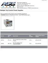 Multiple Tool Control Power Supplies - 1