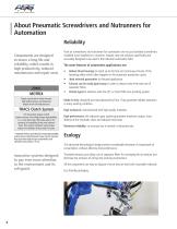 Pneumatic Screwdrivers and Nutrunners for Automation Products and Solutions for Assembly - 4