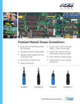 Torque Control Manual Screwdrivers - 1