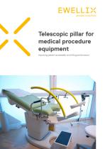 Telescopic pillar for medical procedure equipment-1