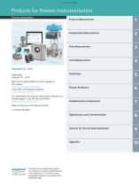 Products for Process Instrumentation - 3