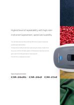 Portable Spectrophotometers CM-26dG / CM-26d / CM-25d-2