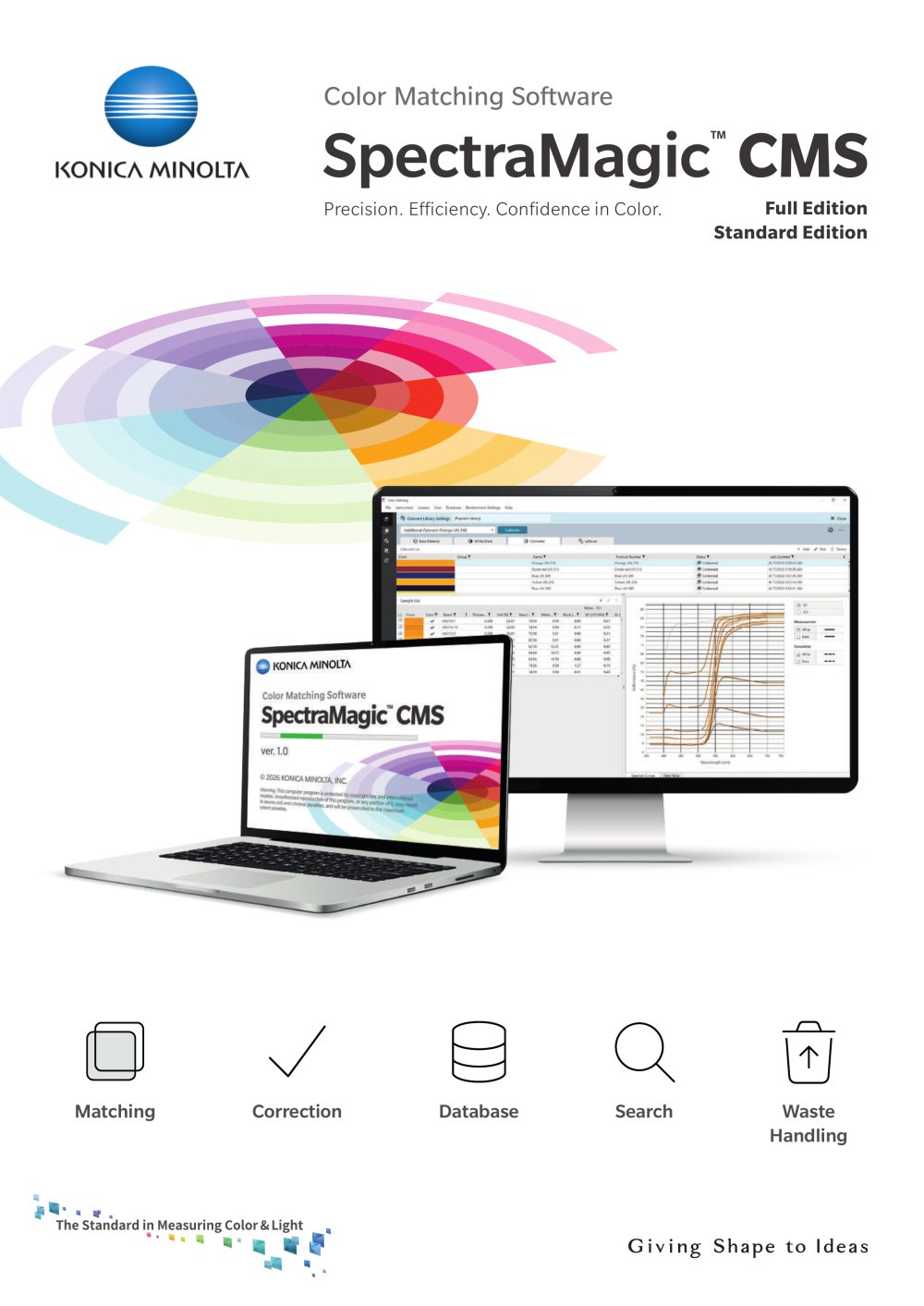 SpectraMagic&trade; CMS Color Matching Software - Konica Minolta Sensing Americas
