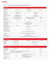 TCx™ Displays Technical Specifications - 3