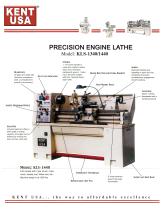 PRECISION ENGINE LATHE Model: KLS-1340/1440 - 1