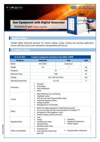 Gun Equipment with Digital Generator-Anatomical gun.