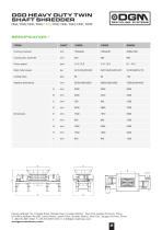 DGD HEAVY DUTY TWIN SHAFT SHREDDER - 2