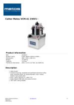 Cutter Metos VCM-41 230V1~ - 1