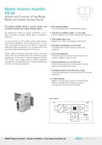 Bipolar Isolation Amplifier  DB 68-1