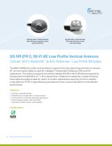 5G NR (FR1), Wi-Fi 6E   Low Profile Vertical Antenna-2
