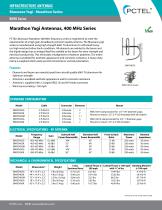 Marathon Yagi Antennas, 400 MHz Series-1