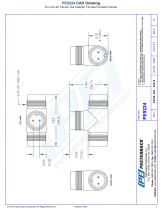 3/4 inch-20 Tee Adapter Female-Female-Female-3