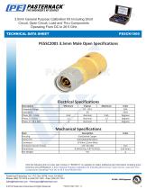 3.5mm General Purpose Calibration Kit Including Short  Circuit, Open Circuit, Load and Thru Components  Operating From DC to 26.5 GHz - 3