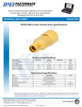 3.5mm General Purpose Calibration Kit Including Short  Circuit, Open Circuit, Load and Thru Components  Operating From DC to 26.5 GHz - 4