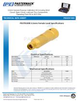 3.5mm General Purpose Calibration Kit Including Short  Circuit, Open Circuit, Load and Thru Components  Operating From DC to 26.5 GHz - 6