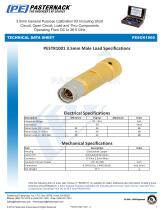 3.5mm General Purpose Calibration Kit Including Short  Circuit, Open Circuit, Load and Thru Components  Operating From DC to 26.5 GHz - 7