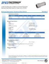 4 dB Fixed Attenuator, N Male to N Female Passivated  Stainless Steel Body Rated to 2 Watts Up to 18 GHz-2