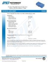 5 Ohm 4 Way BNC Power Divider From  2 MHz to 500 MHz Rated at 1 Watts-1