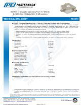 50 Ohm N Circulator Operating From 1.7 GHz to 2.2 GHz And 10 Watts With 18 dB Isolation - 1