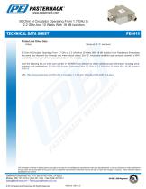 50 Ohm N Circulator Operating From 1.7 GHz to 2.2 GHz And 10 Watts With 18 dB Isolation - 2