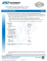 50 Ohm SMA Circulator Operating From 1.7 GHz to 2.2 GHz And 10 Watts With 18 dB Isolation - 1