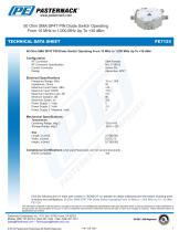 50 Ohm SMA SP4T PIN Diode Switch Operating From 10 MHz to 1,000 MHz Up To +30 dBm - 1