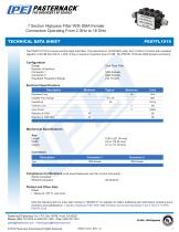 7 Section Highpass Filter With SMA Female  Connectors Operating From 2 GHz to 18 GHz - 1