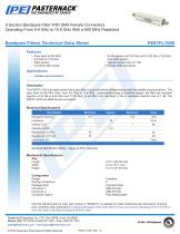 8 Section Bandpass Filter With SMA Female Connectors  Operating From 9.9 GHz to 10.8 GHz With a 900 MHz Passband-1