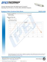 8 Section Bandpass Filter With SMA Female Connectors  Operating From 9.9 GHz to 10.8 GHz With a 900 MHz Passband-2