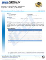 Absorptive SPDT PIN Diode Switch Operating From  70 MHz to 26.5 GHz Up to +27 dBm and SMA - 1