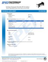 Bandpass Waveguide Filter With WR-42 Interface  And a Pass Band From 24.25 GHz to 24.45 GHz-1