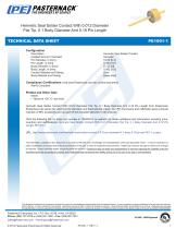 Hermetic Seal Solder Contact With 0.012 Diameter  Flat Tip, 0.1 Body Diameter And 0.18 Pin Length-1