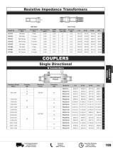 Pasternack RF Couplers (Unequal Split Tappers), RF Power Dividers (Equal Split Tappers)-3