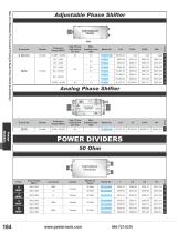 RF Phase Shifters and Phase Trimmers Catalog Pasternack - 3