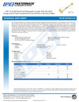 WR-12 20 dB Directional Waveguide Coupler With UG-387/U  Flange and E-Plane Coupled Port From 60 GHz to 90 GHz E Band-1