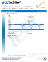 WR-12 20 dB Directional Waveguide Coupler With UG-387/U  Flange and E-Plane Coupled Port From 60 GHz to 90 GHz E Band-2