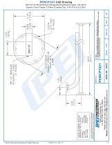 WR-137 30 dB Directional Waveguide Broadwall  Coupler, UG-344/U Square Cover Flange, E-Plane  Coupled Port, 5.85 GHz to 8.2 GHz-5