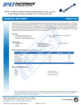 WR-51 30 dB Directional Waveguide Broadwall Coupler, Square  Cover Flange, E-Plane Coupled Port, 15 GHz to 22 GHz - 1