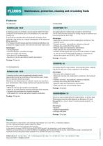 Maintenance, protection, cleaning and circulating fluids-2