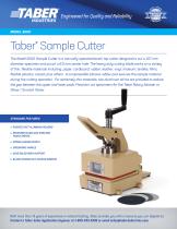 Taber Sample Cutter - Model 5000-1