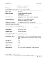 Mist Coolant Safety Data Sheet - 1