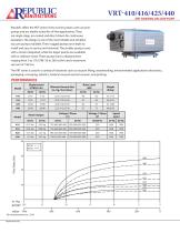 VRT-410, 416, 425, 440 Spec Sheet - 1